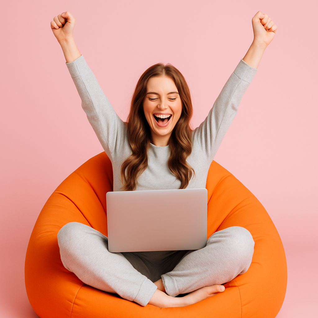 praca zdalna w pizamie